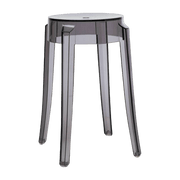 Tabouret gris 45 cm Charles Ghost - Kartell - The Cool Republic