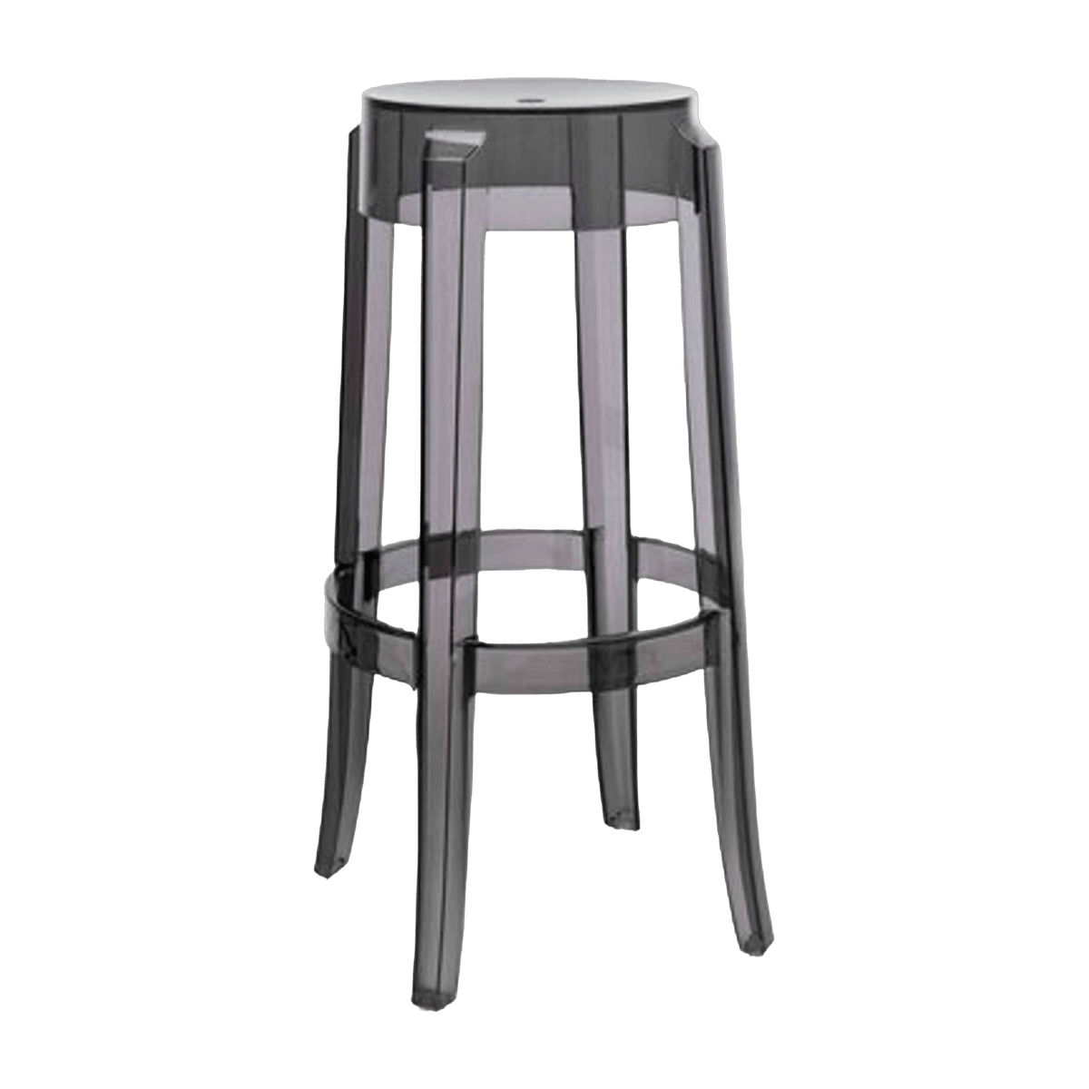 Tabouret gris 75 cm Charles Ghost - Kartell - The Cool Republic