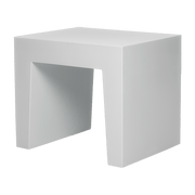 Stool gris clair in recycled materials Concrete - Fatboy - The Cool Republic