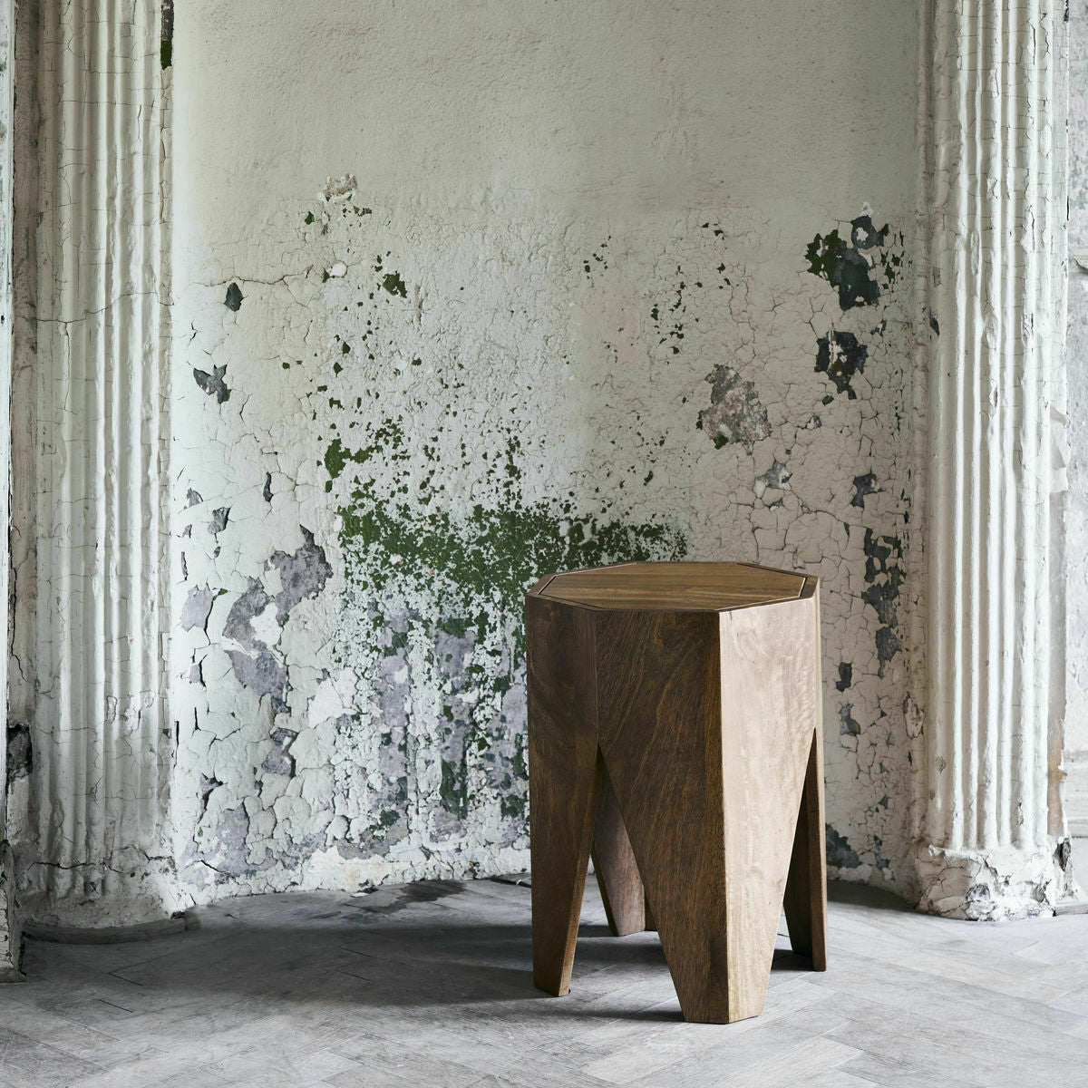 Tabouret Hdokta Marron Antique - House Doctor