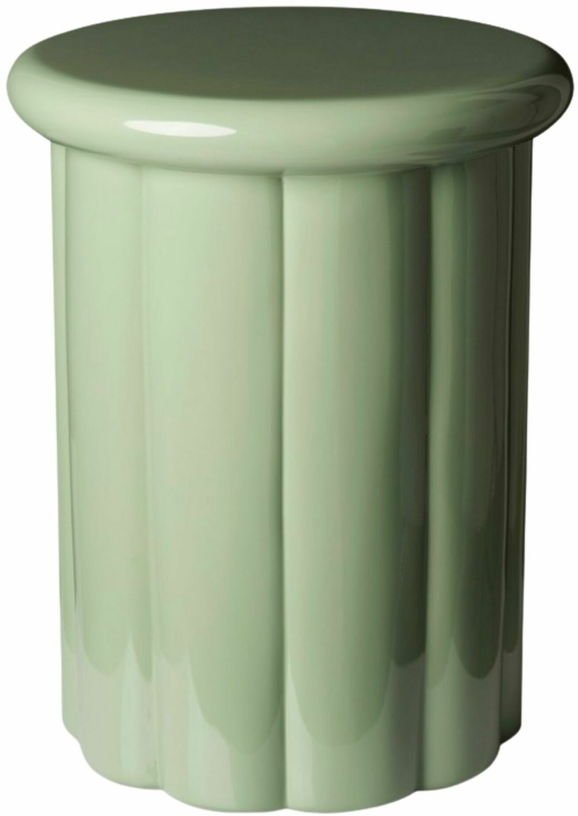 Tabouret laqué vert olive Roman - Pols Potten - The Cool Republic