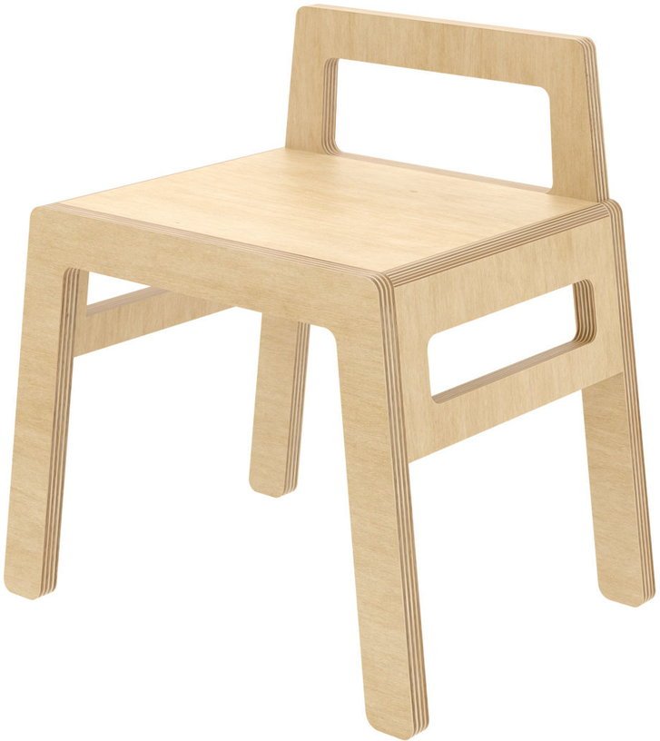 Tabouret naturel pour enfant Flex - Nuki Shop - The Cool Republic