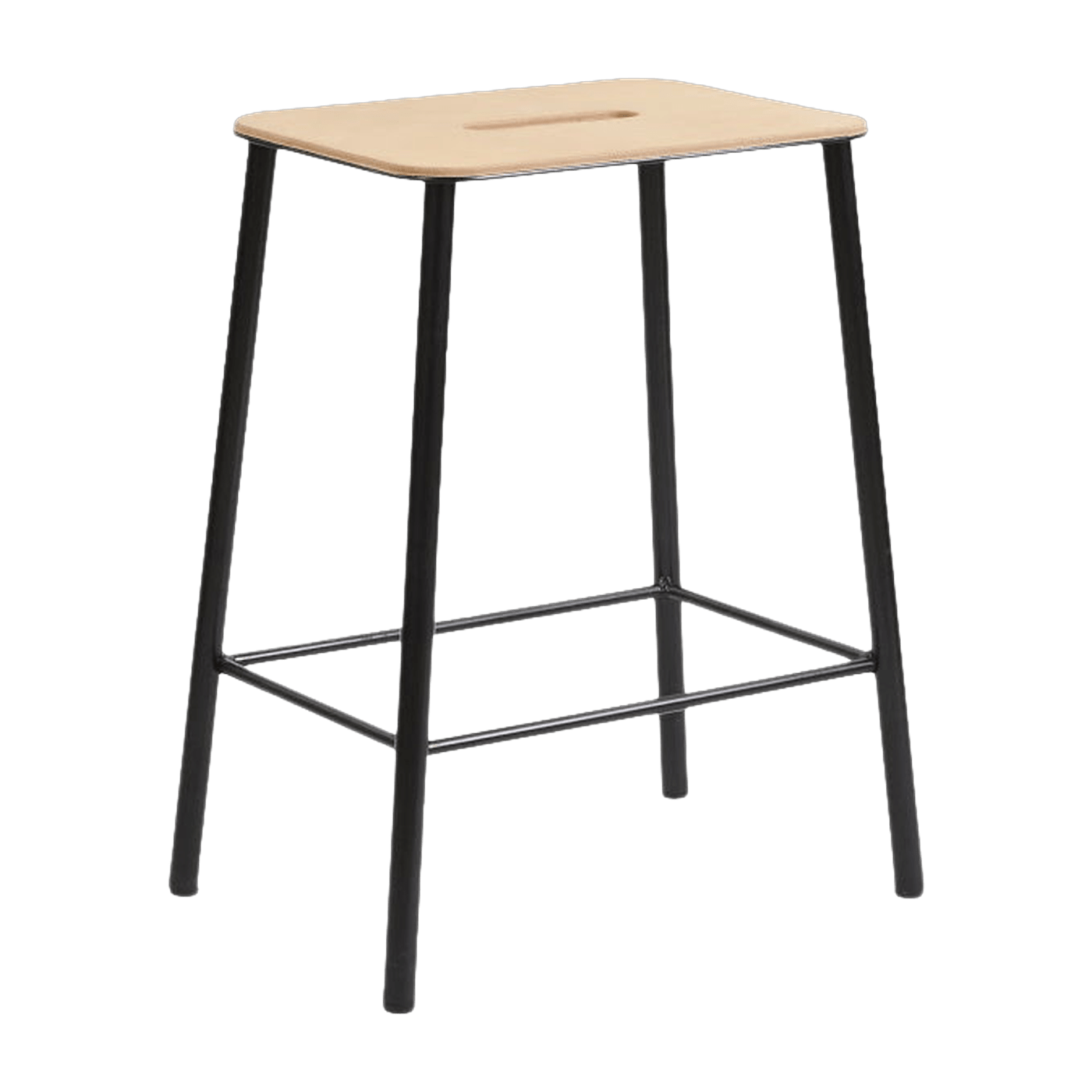 Tabouret noir 50 cm Adam - Frama - The Cool Republic