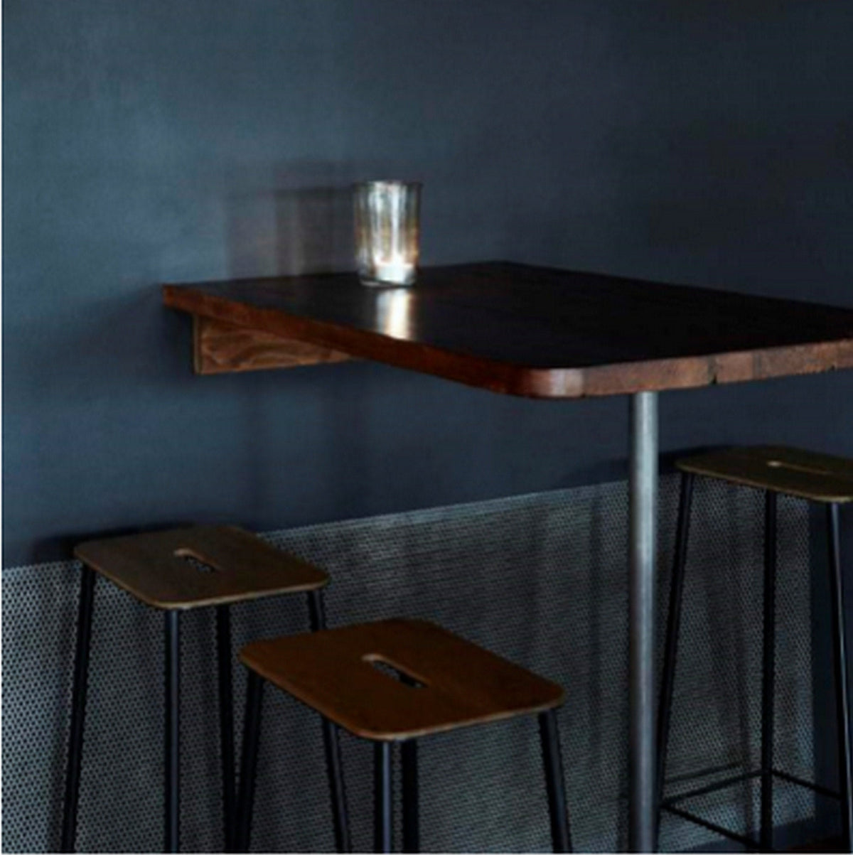 Tabouret noir 76 cm Adam - Frama - The Cool Republic