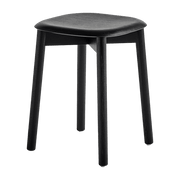 Tabouret noir en bois de chêne Soft Edge 72 - HAY - The Cool Republic