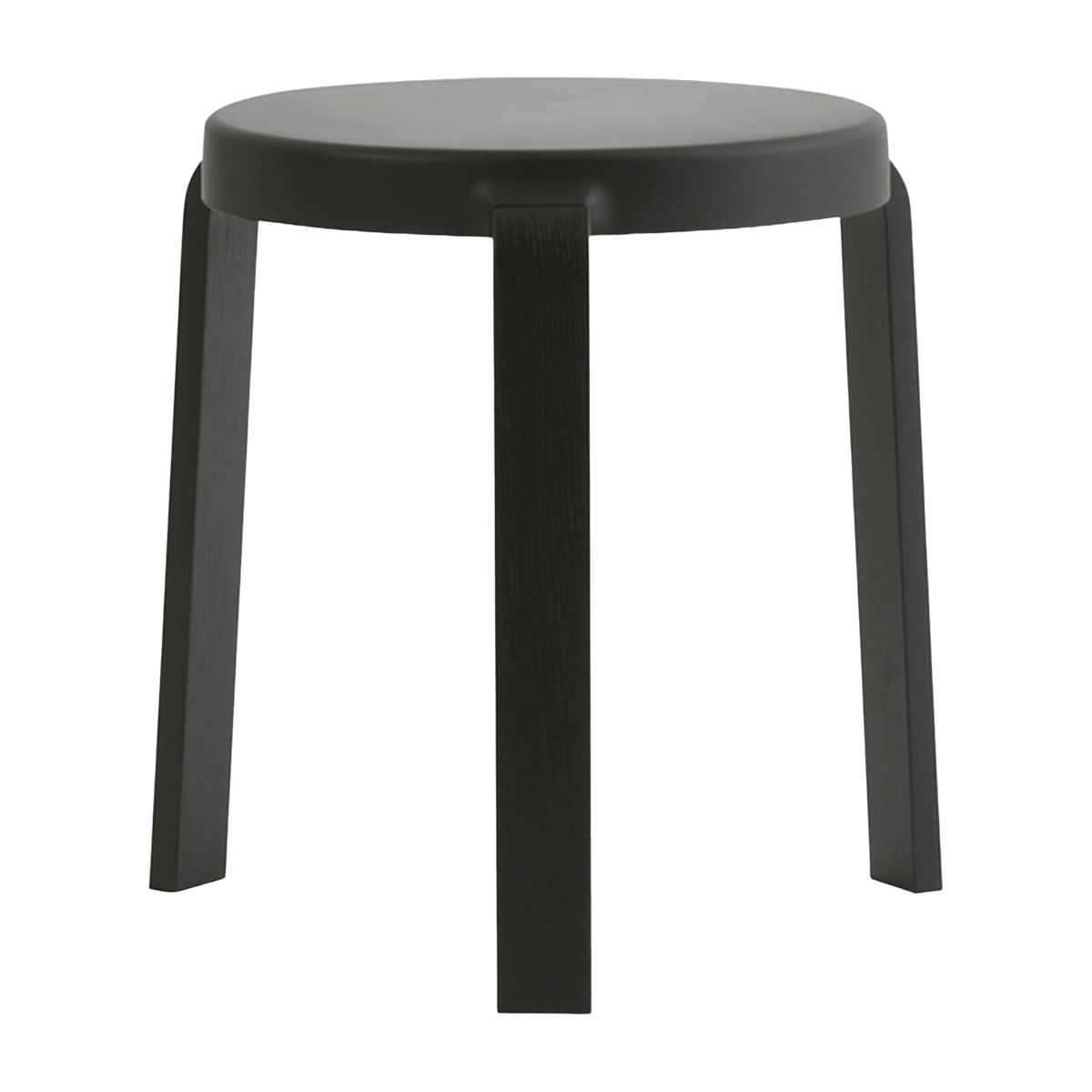 Tabouret noir en chêne TAP noir - Normann Copenhagen - The Cool Republic