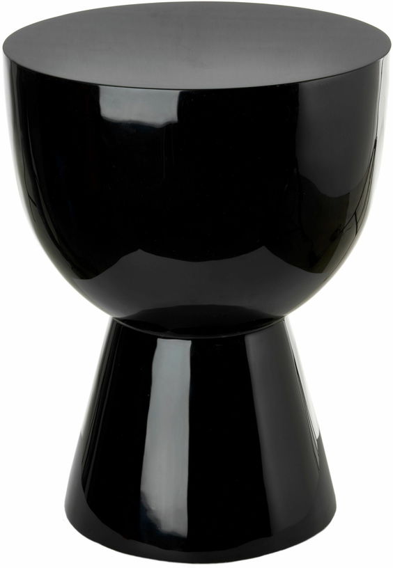Tabouret noir laqué Tip Tap - Pols Potten - The Cool Republic