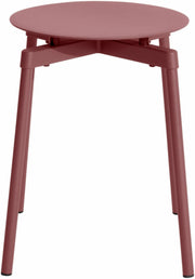 Tabouret outdoor rouge brun Fromme - Petite friture - The Cool Republic