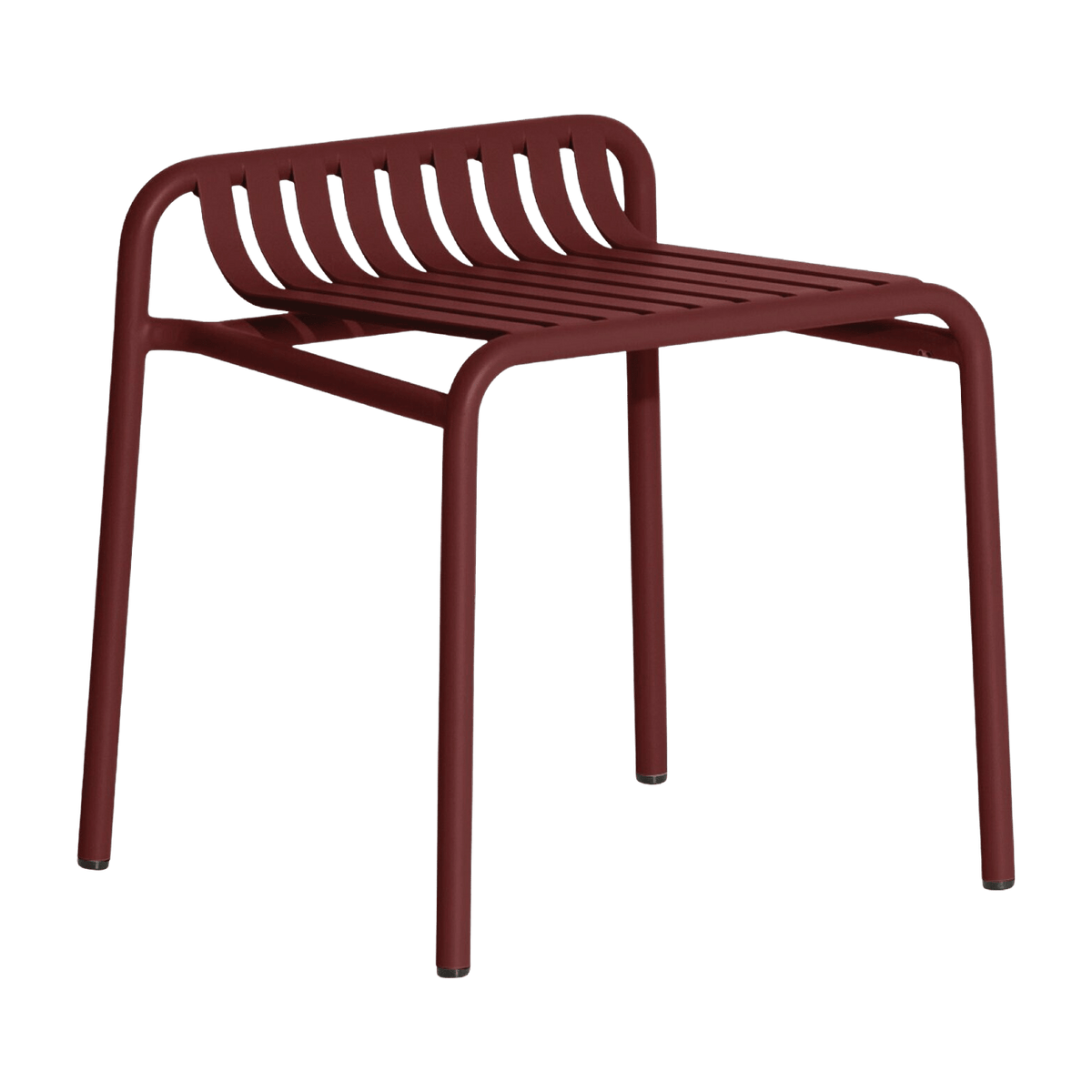 Tabouret outdoor rouge brun Week end - Petite friture - The Cool Republic