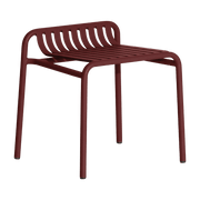 Tabouret outdoor rouge brun Week end - Petite friture - The Cool Republic