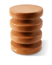 Tabouret rond en bois de dimb 34x45cm Gouda - Pols Potten - The Cool Republic