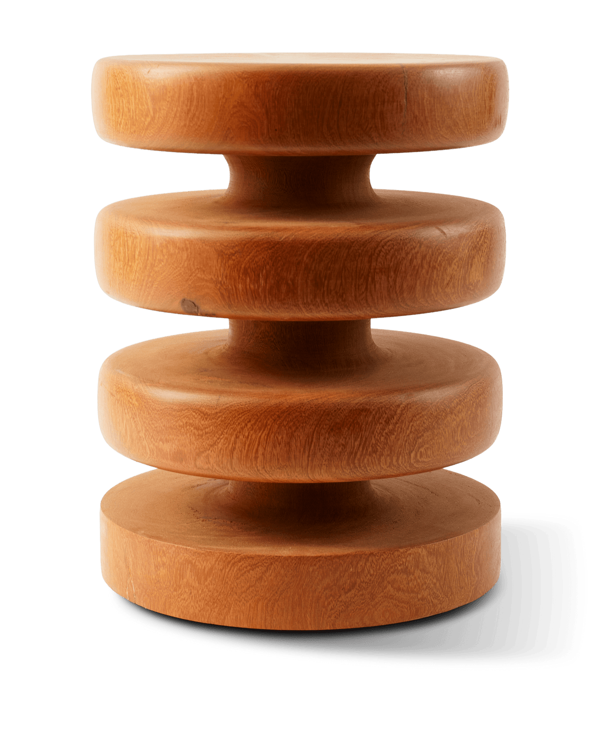 Tabouret rond en bois de dimb 34x45cm Gouda - Pols Potten - The Cool Republic