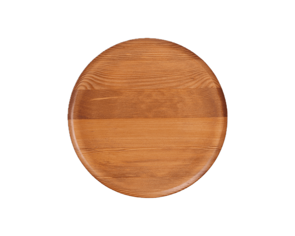 Tabouret rond en pin brun chaud 32,5 x 30,5 x 32,5 cm AML - Frama - The Cool Republic
