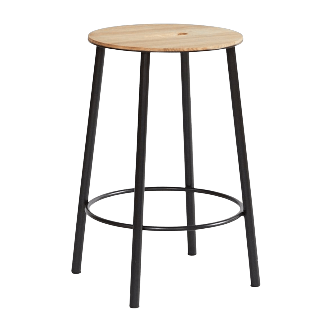 Tabouret rond noir 50 cm Adam - Frama - The Cool Republic