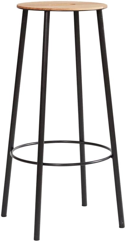 Tabouret rond noir 76 cm Adam - Frama - The Cool Republic