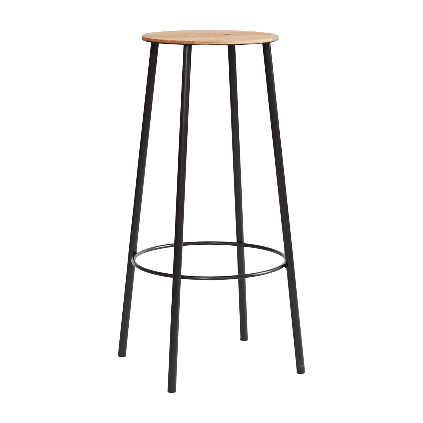 Tabouret rond noir 76 cm Adam - Frama - The Cool Republic