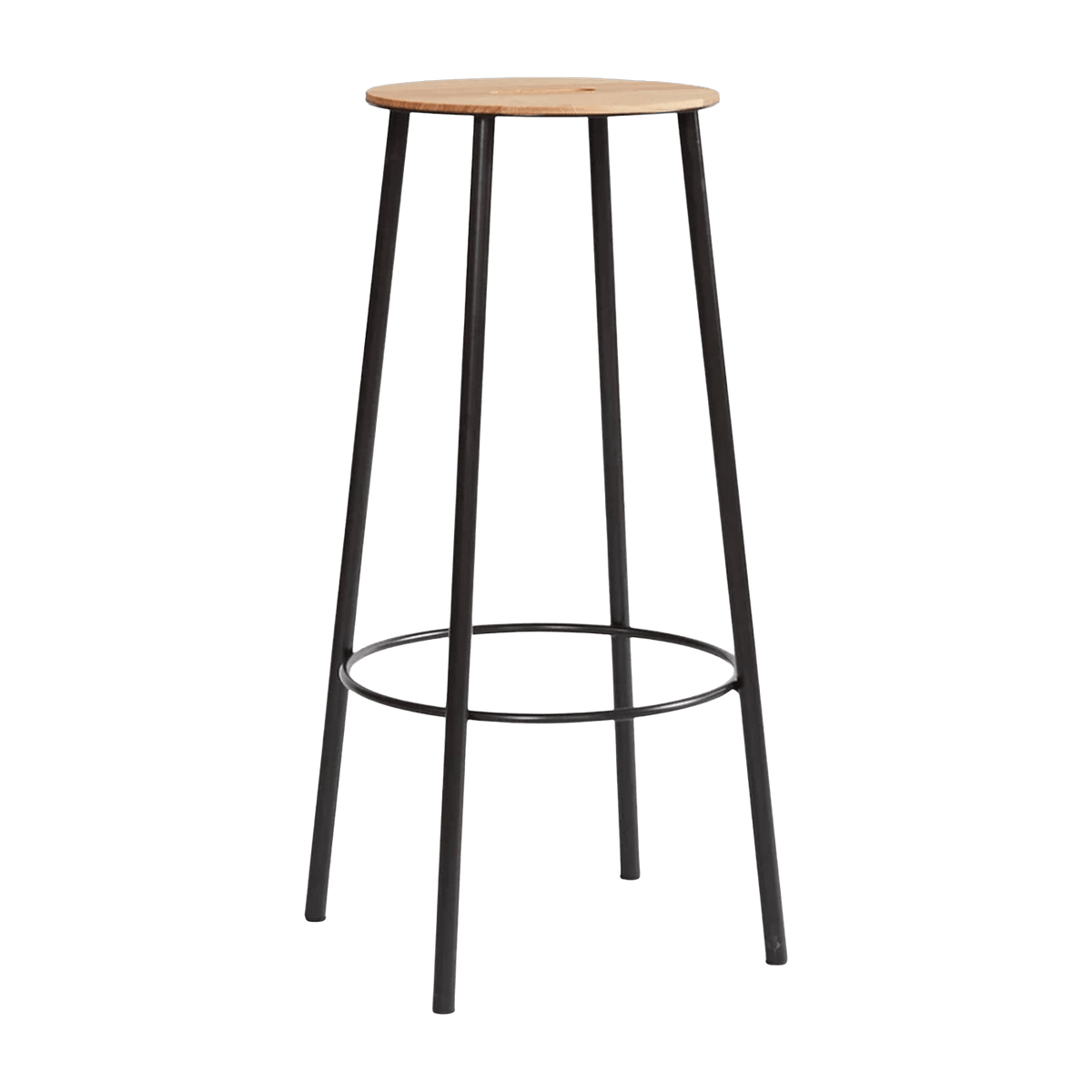 Tabouret rond noir 76 cm Adam - Frama - The Cool Republic