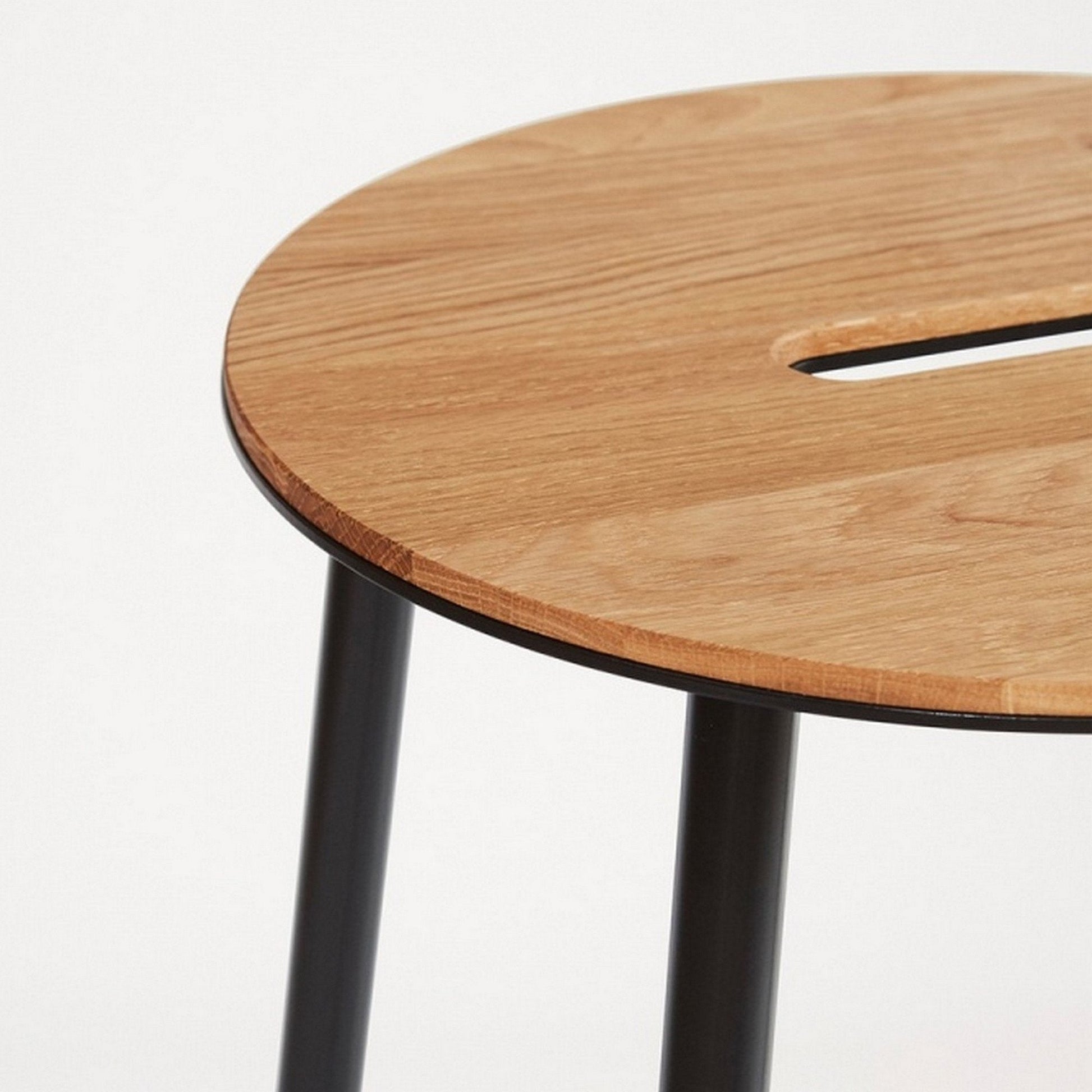 Tabouret rond noir 76 cm Adam - Frama - The Cool Republic