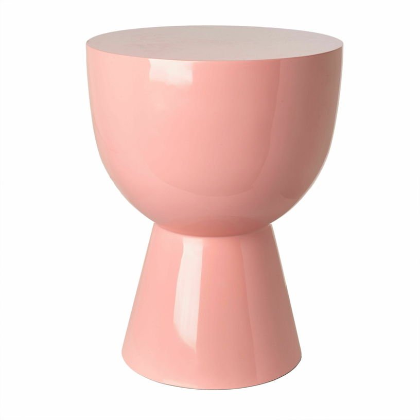 Tabouret rose laqué Tip Tap - Pols Potten - The Cool Republic