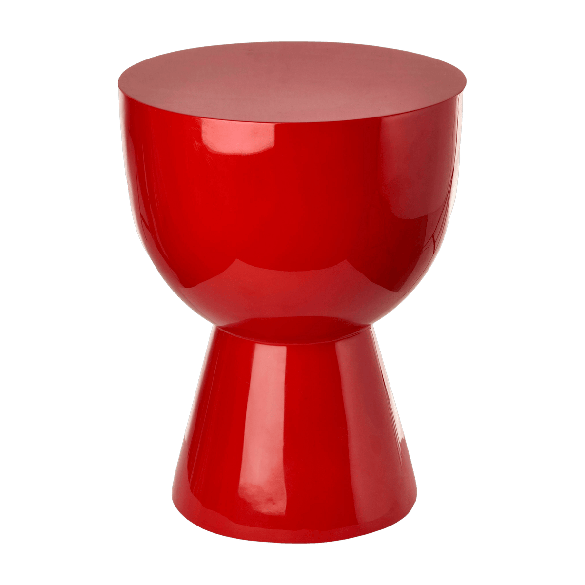 Tabouret rouge laqué Tip Tap - Pols Potten - The Cool Republic