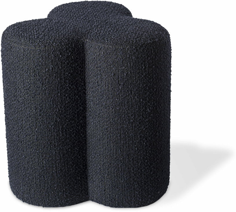 Tabouret trèfle en tissu bleu marine Clover - Pols Potten - The Cool Republic