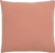 Taie d'oreiller framboise en gaze de coton 63 x 63 cm - The Cool Republic - The Cool Republic