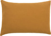 Taie d'oreiller moutarde en gaze de coton 50 x 70 cm - The Cool Republic - The Cool Republic