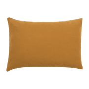 Mustard pillowcase in cotton gauze 50 x 70 cm - The Cool Republic - The Cool Republic