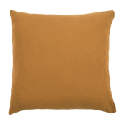 Mustard cotton gauze pillowcase 63 x 63 cm - The Cool Republic - The Cool Republic