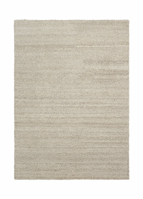 Tapis à boucle beige clair en laine 140x200 cm Shade - Ferm Living - The Cool Republic
