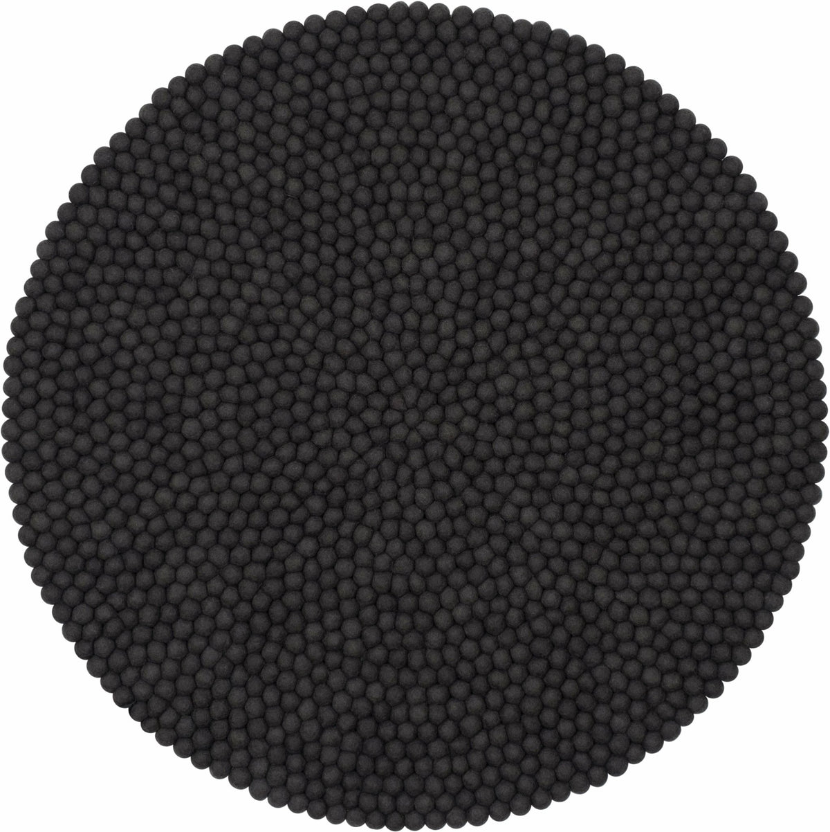 Tapis à boules de feutre anthracite 70 cm Kuno - myfelt - The Cool Republic