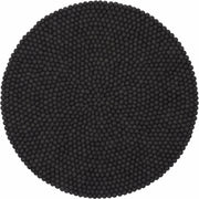 Tapis à boules de feutre anthracite 90 cm Kuno - myfelt - The Cool Republic