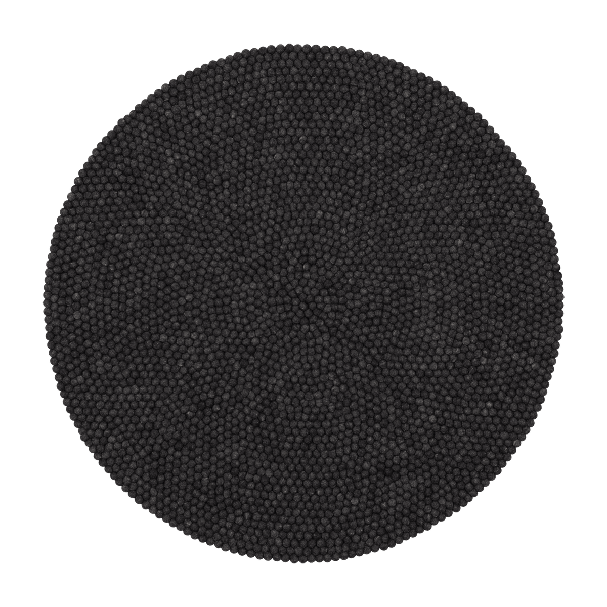 Tapis à boules de feutre anthracite marbré 300 cm Hugo - myfelt - The Cool Republic