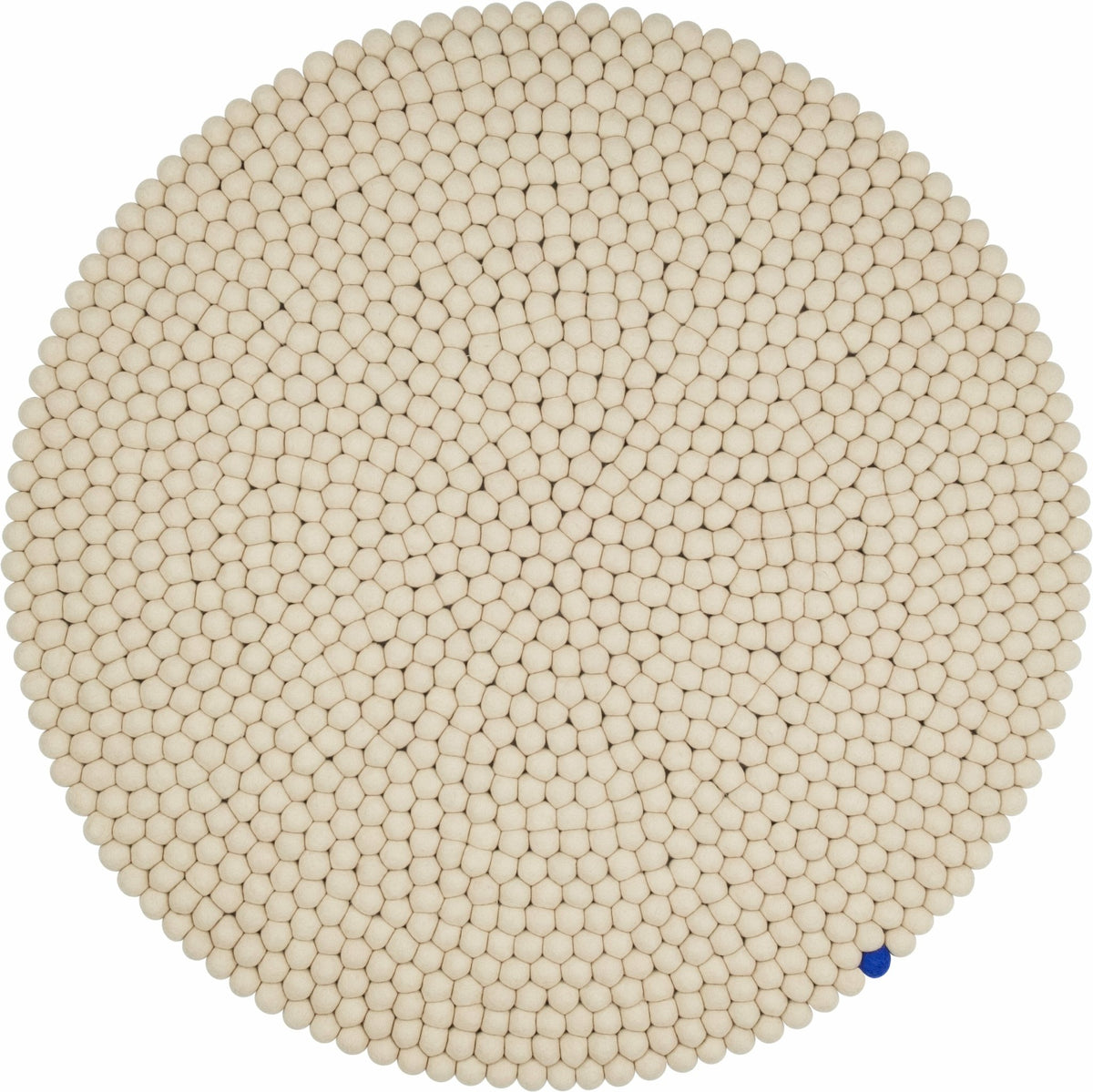 Tapis à boules de feutre beige 250 cm Big One - myfelt - The Cool Republic