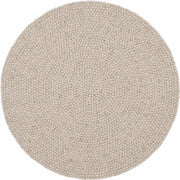 Tapis à boules de feutre beige marbré 250 cm Béla - myfelt - The Cool Republic