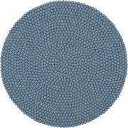 Tapis à boules de feutre bleu clair 90 cm Mia - myfelt - The Cool Republic