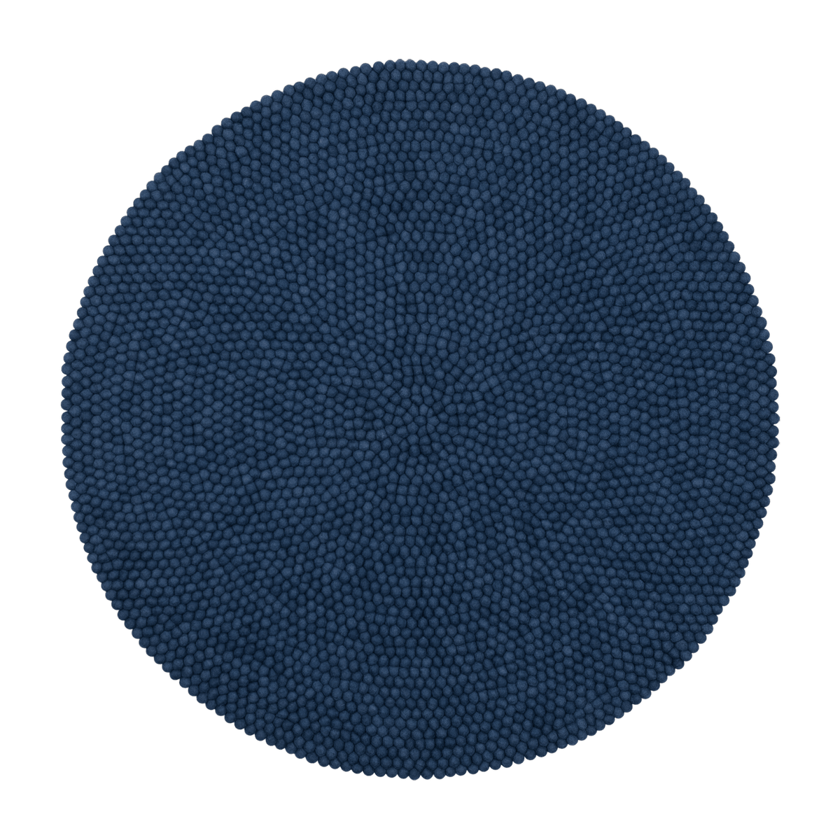 Tapis à boules de feutre bleu foncé 300 cm Alva - myfelt - The Cool Republic