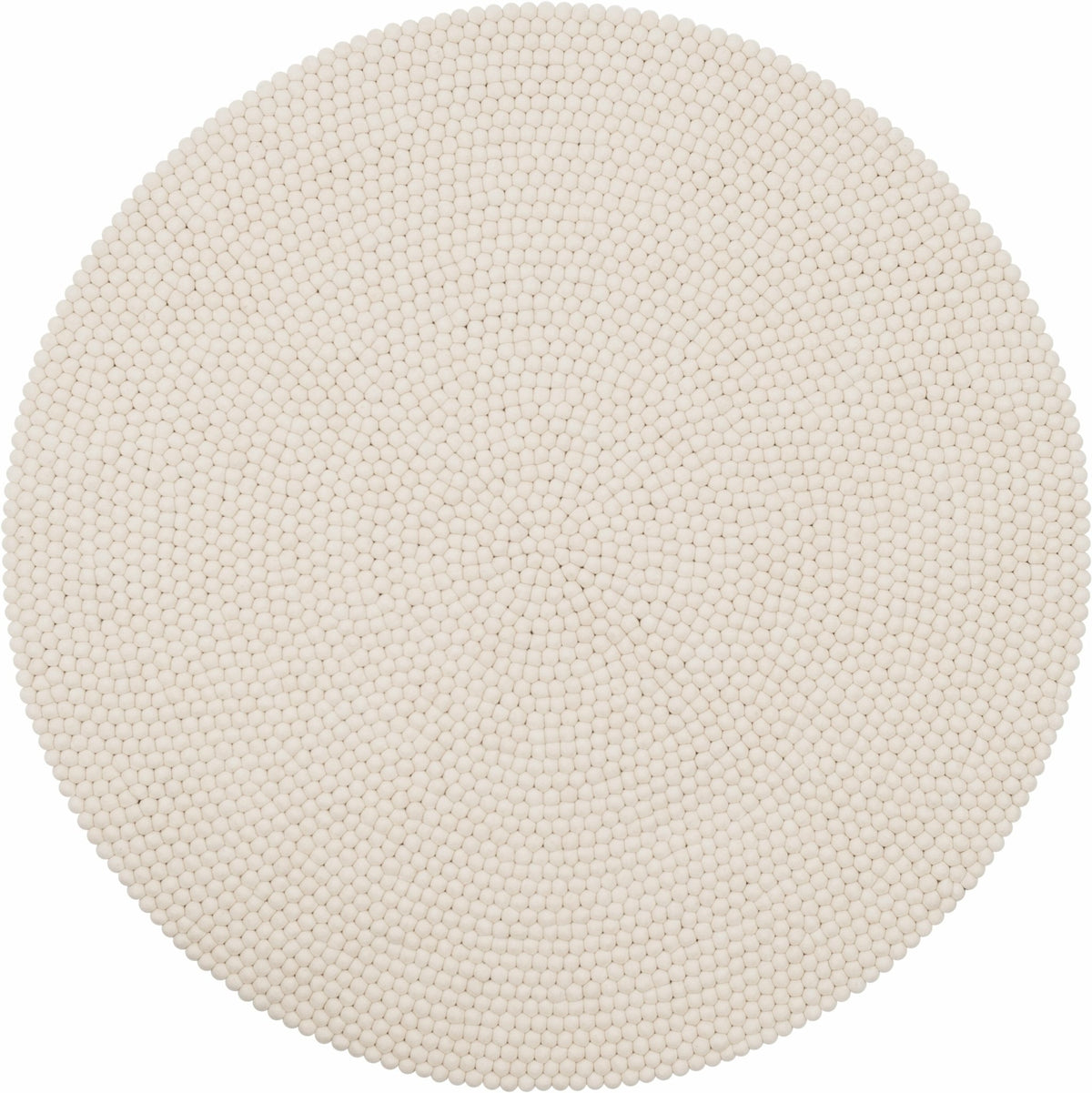 Tapis à boules de feutre écru 300 cm Linéa - myfelt - The Cool Republic