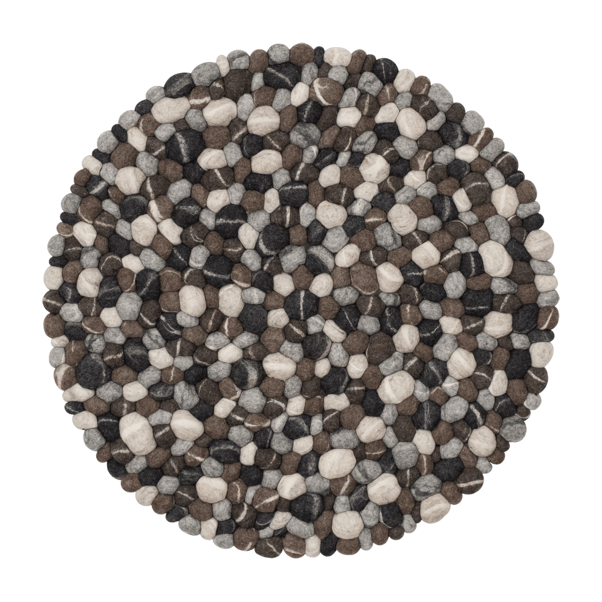 Tapis à boules de feutre effet pierre 180 cm Hardy - myfelt - The Cool Republic
