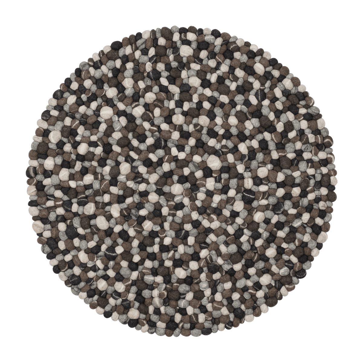 Tapis à boules de feutre effet pierre 200 cm Hardy - myfelt - The Cool Republic