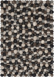 Tapis à boules de feutre effet pierre 50x70 cm Hardy - myfelt - The Cool Republic