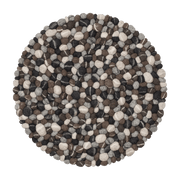 Tapis à boules de feutre effet pierre 70 cm Hardy - myfelt - The Cool Republic
