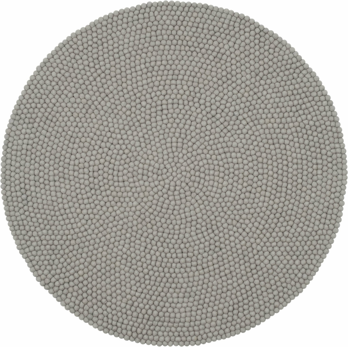 Tapis à boules de feutre gris 140 cm Luis - myfelt - The Cool Republic