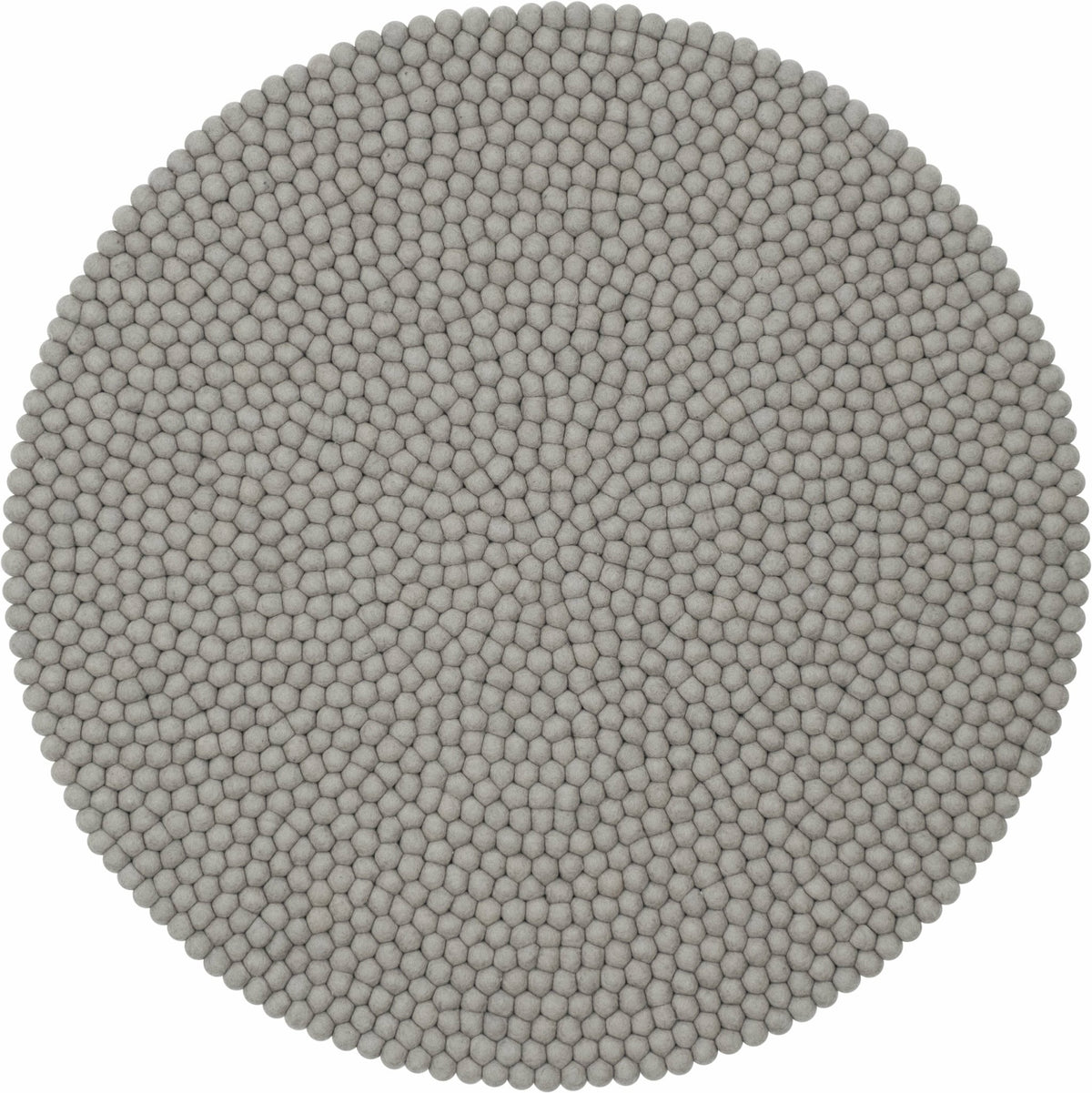 Tapis à boules de feutre gris 90 cm Luis - myfelt - The Cool Republic