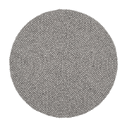 Tapis à boules de feutre gris marbré 120 cm Carl - myfelt - The Cool Republic