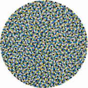 Tapis à boules de feutre multicolore bleu et vert 250 cm Fritz - myfelt - The Cool Republic