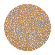 Tapis à boules de feutre multicolore clair 200 cm Liese - myfelt - The Cool Republic