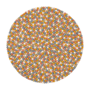 Tapis à boules de feutre multicolore clair 90 cm Liese - myfelt - The Cool Republic
