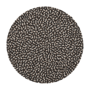 Tapis à boules de feutre multicolore naturel foncé 140 cm Néla - myfelt - The Cool Republic