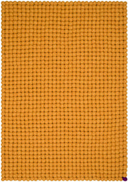Tapis à boules de feutre ocre 70x100 cm Big One - myfelt - The Cool Republic
